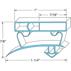 Gasket 25 1/2" X 53" for TRUE Part# E811125