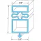Door Gasket28-1/8W X 54-1/8 L Od for TRUE Part# E810804