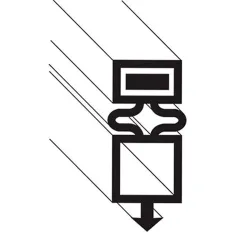 Gasket, Door, Black, Tssu/Tuc/Twt for TRUE Part# E810884
