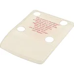 Cover,Scale (F/ Brv-160)(Pk/3) for Edlund Part# EDLCV073