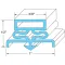 Door Gasket  for Tri-Star Part# ER-60089-00