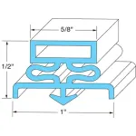 Door Gasket 23-5/8" X 59-3/4" for Tri-Star Part# ER-61097-00