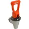 Faucet (Assy, Orange Handle) for Fetco Part# FET1102-00098-00
