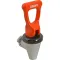 Faucet (Assy, Orange Handle) for Fetco Part# FET1102.00098.00