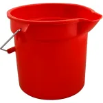Bucket (14 Qt, 12"Od, Red) for Rubbermaid Part# FG261400RED