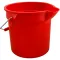 Bucket (14 Qt, 12"Od, Red) for Rubbermaid Part# FG261400RED