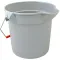 Bucket,Sanitizer (10 Qt, Gray) for Rubbermaid Part# FG296300GRAY