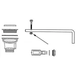 Nut,Locking (8-32 Thd)  for Fisher Manufacturing Part# FIS11177
