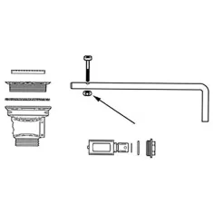Nut,Locking (8-32 Thd)  for Fisher Manufacturing Part# FIS11177