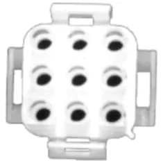 Connector - 9 Pin Male  for Frymaster Part# FM807-0155