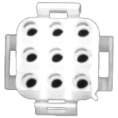 Connector - 9 Pin Male  for Frymaster Part# FM8070155