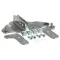 Hinge/Bracket Set, Left  for Glastender Part# GLA6001372