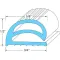 Door Gasket for Glasstender Part# GT-031322