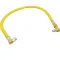 Gas Hose Flexctd 1/2 X 48 W/90 (3 3/ 4 O.D for T&S Brass Part# TSHG4C48S
