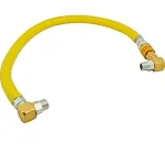 Gas Hose Flex Ctd 1 X 48 W/90  (5 3/ 4 O.D ) for T&S Brass Part# TSHG-4E-48S
