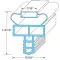 Door Gasket for Randell Part# IN-GSK1037