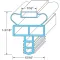 Gasket, Door for Randell Part# IN GSK1020
