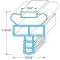 Gasket, Door for Randell Part# IN GSK1030