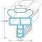 Gasket, Door for Randell Part# IN GSK1046