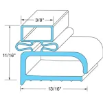 Gasket, Door for Randell Part# IN GSK120