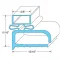 Gasket, Door for Randell Part# INGSK120
