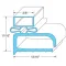 Door Gasket for Randell Part# IN GSK161