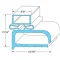 Door Gasket for Randell Part# IN GSK169