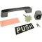 Handle (W/Strike,Ir,4",D-Bolt) for Kason Part# KAS1028P00G18XX