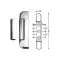Hinge, Edgemount for Kason Part# KAS214-000008