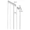 Curtain,Strip(4"W,37"W X 84"H) for Kason Part# KAS401SA6043784