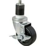 Caster,Stem(3-1/2"Od,W/Brk,Blk for Kason Part# KAS6C523526HDPTLB