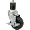 Caster,Stem(3-1/2"Od,W/Brk,Blk for Kason Part# KAS6C523526HDPTLB