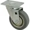 Caster,Plate (4"Od,Swvl,Gray) for Kason Part# KAS6C524001TRP