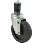 Caster,Stem (5"Od,Swvl,Black) for Kason Part# KAS6C525025HDP