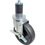 Caster,Stem(5"Od,W/Brake,Black for Kason Part# KAS6C525025HDPTLB