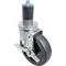 Caster,Stem(5"Od,W/Brake,Black for Kason Part# KAS6C525025HDPTLB