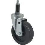 Caster,Stem (5"Od,Swvl,Black) for Kason Part# KAS6C525027HDP