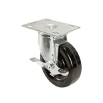 Caster,Plate (5"Od,Swvl,W/Brk) for Kason Part# KAS6C555002PHNTLB