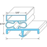 Door Gasket 38 1/16" X 78 1/2" for Kolpak Part# KLP53150-2565