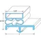 Door Gasket -  36" X 77-13/16" for Kolpak Part# KLP544802565