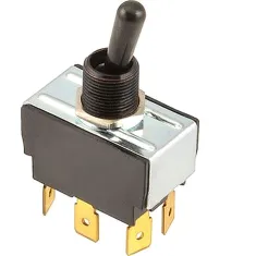 Switch,Toggle On/Mom/On, Blk for Lang Part# LG30303-16