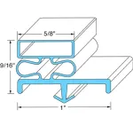 Gsk119 Door Gasket 22-3/4In X 29-1/2In Gray
