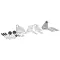 Hinge Kit - Right  for Perlick Part# PE67439R