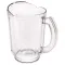 Pitcher 60 Oz Plst-135 Hammered/Clear for Cambro Part# PL60CW-135