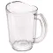 Pitcher 60 Oz Plst-135 Hammered/Clear for Cambro Part# PL60CW135