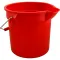 Bucket (14 Qt, 12"Od, Red) for Rubbermaid Part# RBMD261400RED