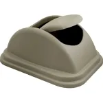Lid,Waste Basket (Beige, Dome) for Rubbermaid Part# RBMD306700BEIG
