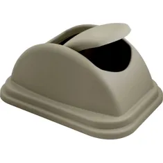 Lid,Waste Basket (Beige, Dome) for Rubbermaid Part# RBMD306700BEIG