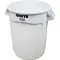 Trash Can-32Gal Rnd Wht  for Rubbermaid Part# RBMD3200WH
