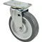 Caster,Plate (5"Od,Swvl,Gray) for Rubbermaid Part# RBMD4501L20000
